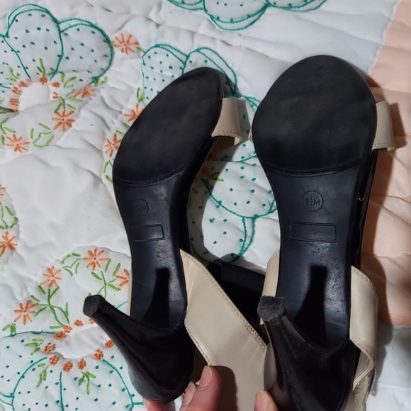 MADELINE STUART, MARCIE Black & Tan Strappy Sandal Heels, Size 8.5 - Picture 11 of 12